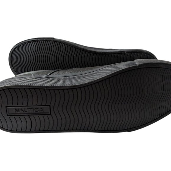 Nautica Men's Currie Classic Black Lace Up w-Logo Accents Sneakers NWOB Size 10 - Picture 6 of 9